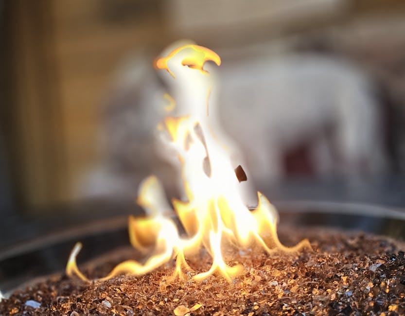 Fire Pit With Propane Tank Inside — photo by 