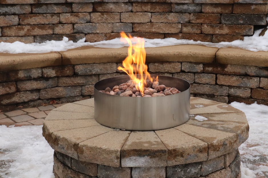 Fire Pit With Coffee Table , photo by 